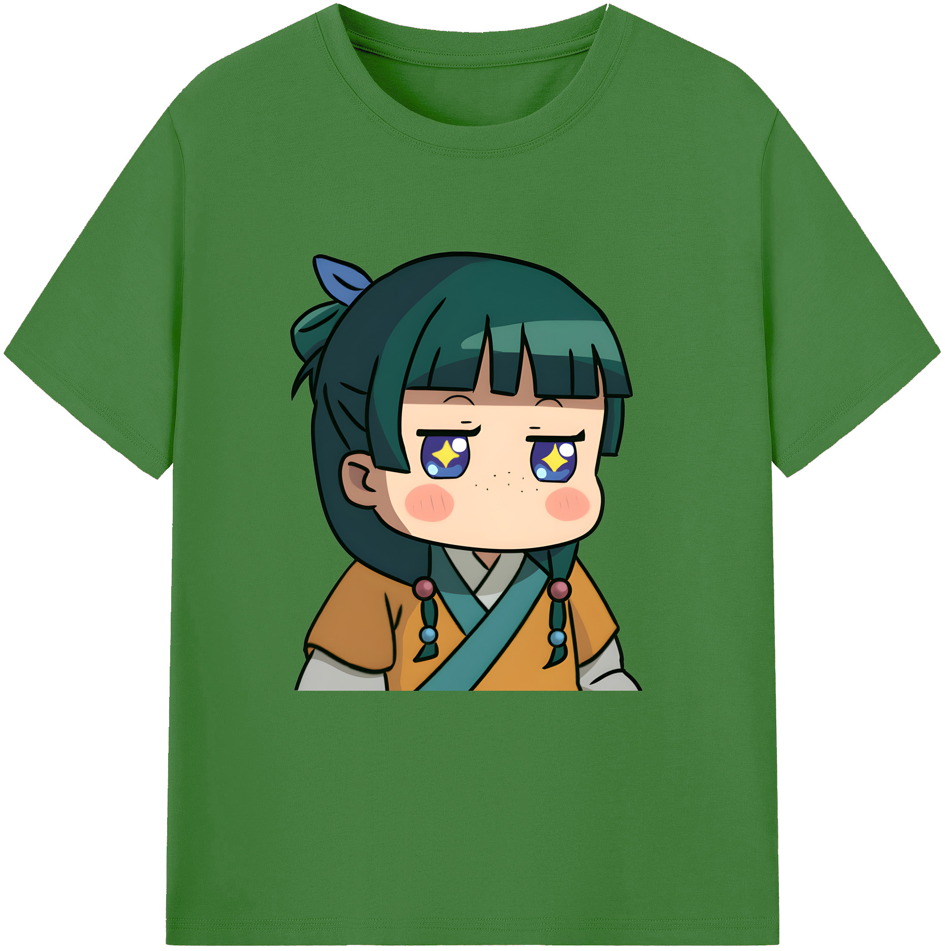 （画像用） 薬屋のひとりごと The Apothecary Diaries レディースカジュアルプリントTシャツ（綿100％）